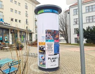 Říčany: zbrusu nové plakátovací plochy